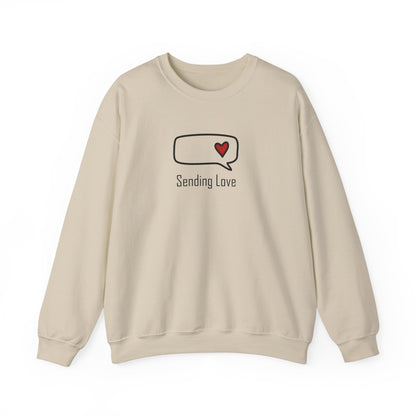 Sending Love_Unisex Heavy Blend™ Crewneck Sweatshirt