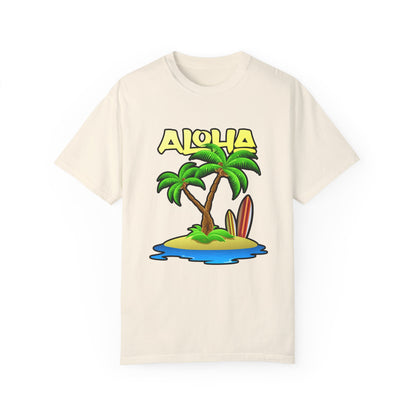 ALOHA | Unisex Garment-Dyed T-shirt