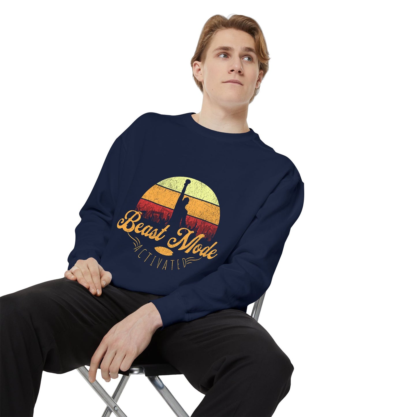 Beast Mode Activated | Unisex Garment-Dyed Sweatshirt