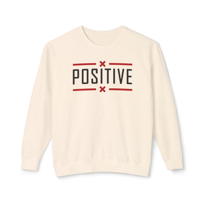 Positive_Unisex Lightweight Crewneck Sweatshirt