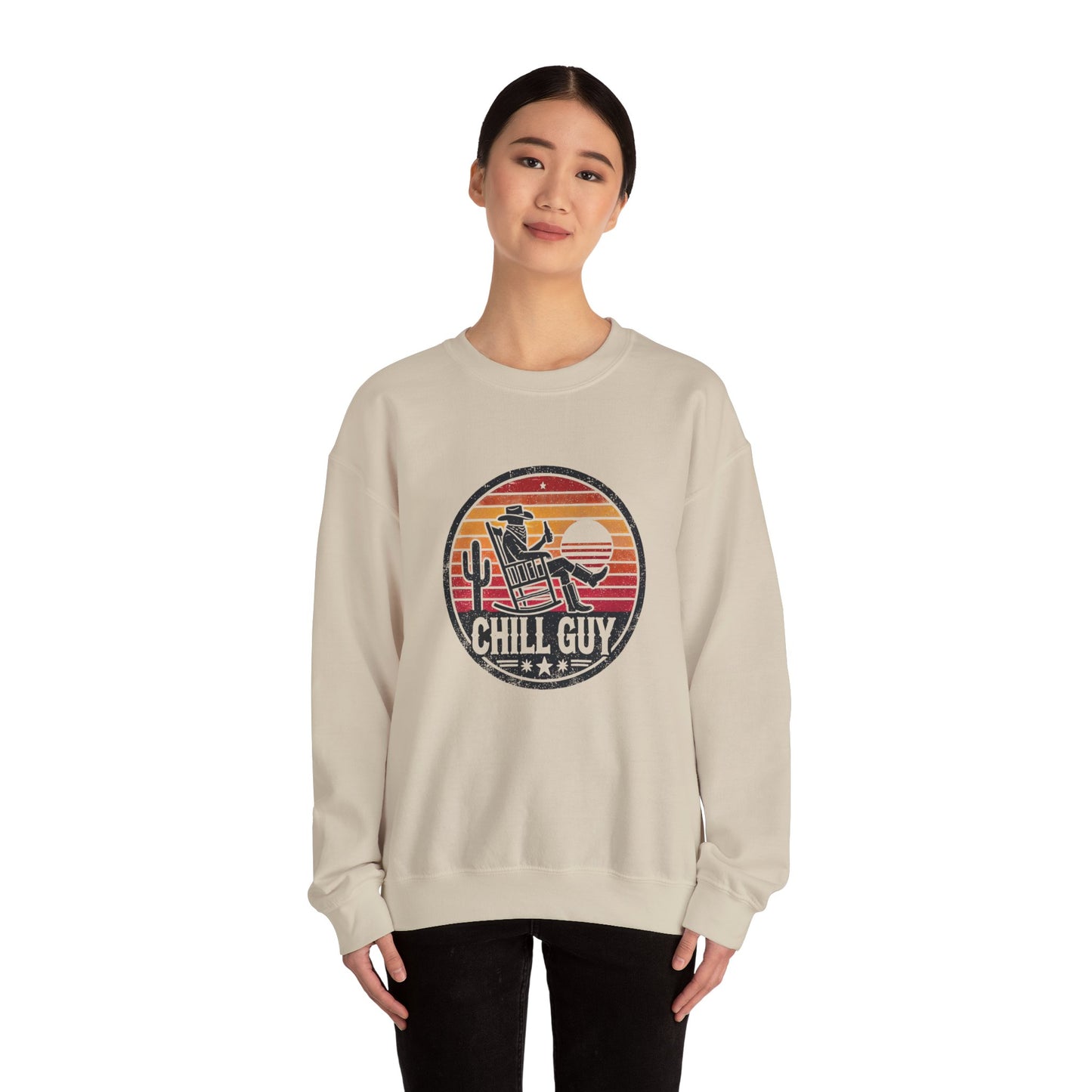 Chill Cowboy | Unisex Heavy Blend™ Crewneck Sweatshirt