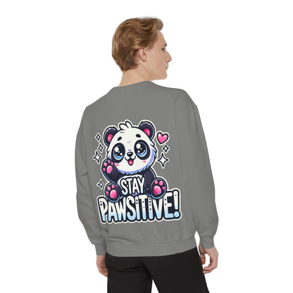 Pawsitive | Unisex Garment-Dyed Sweatshirt