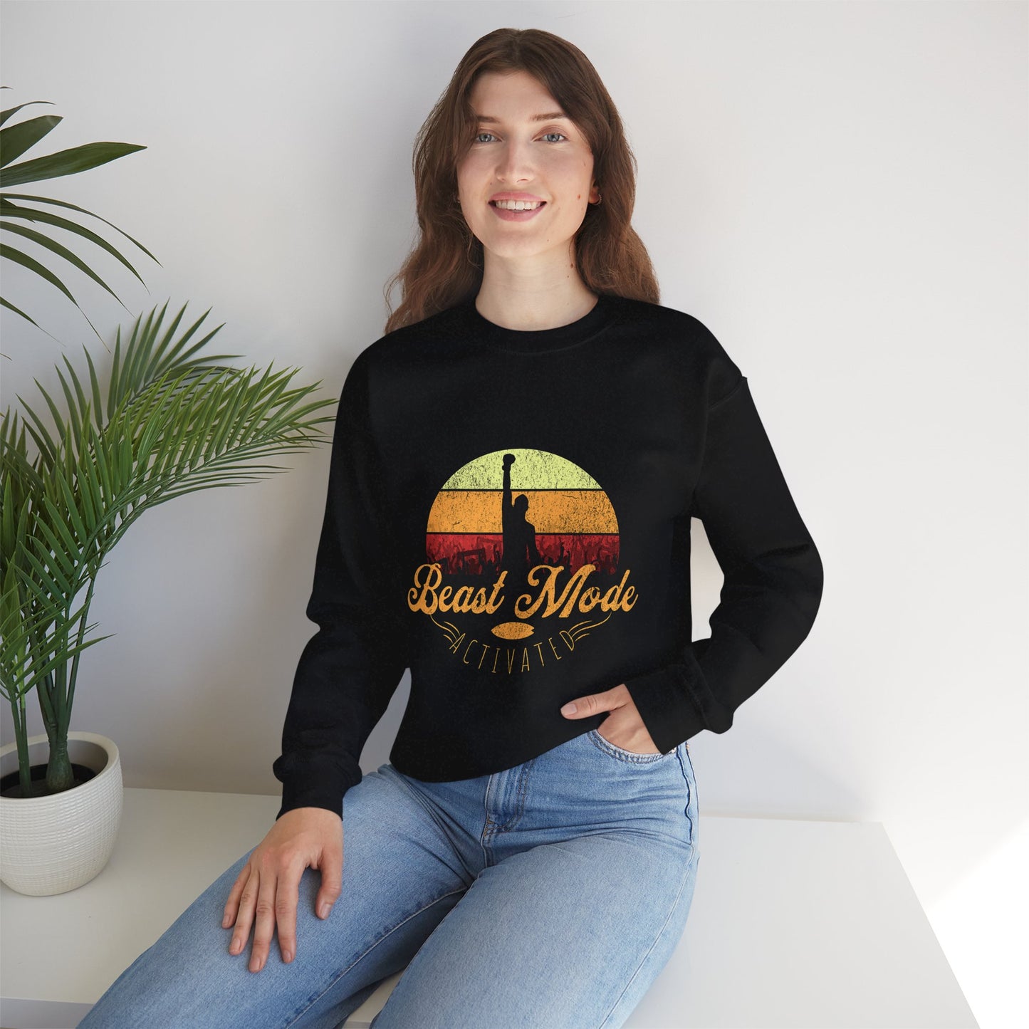Beast Mode Activated | Unisex Heavy Blend™ Crewneck Sweatshirt