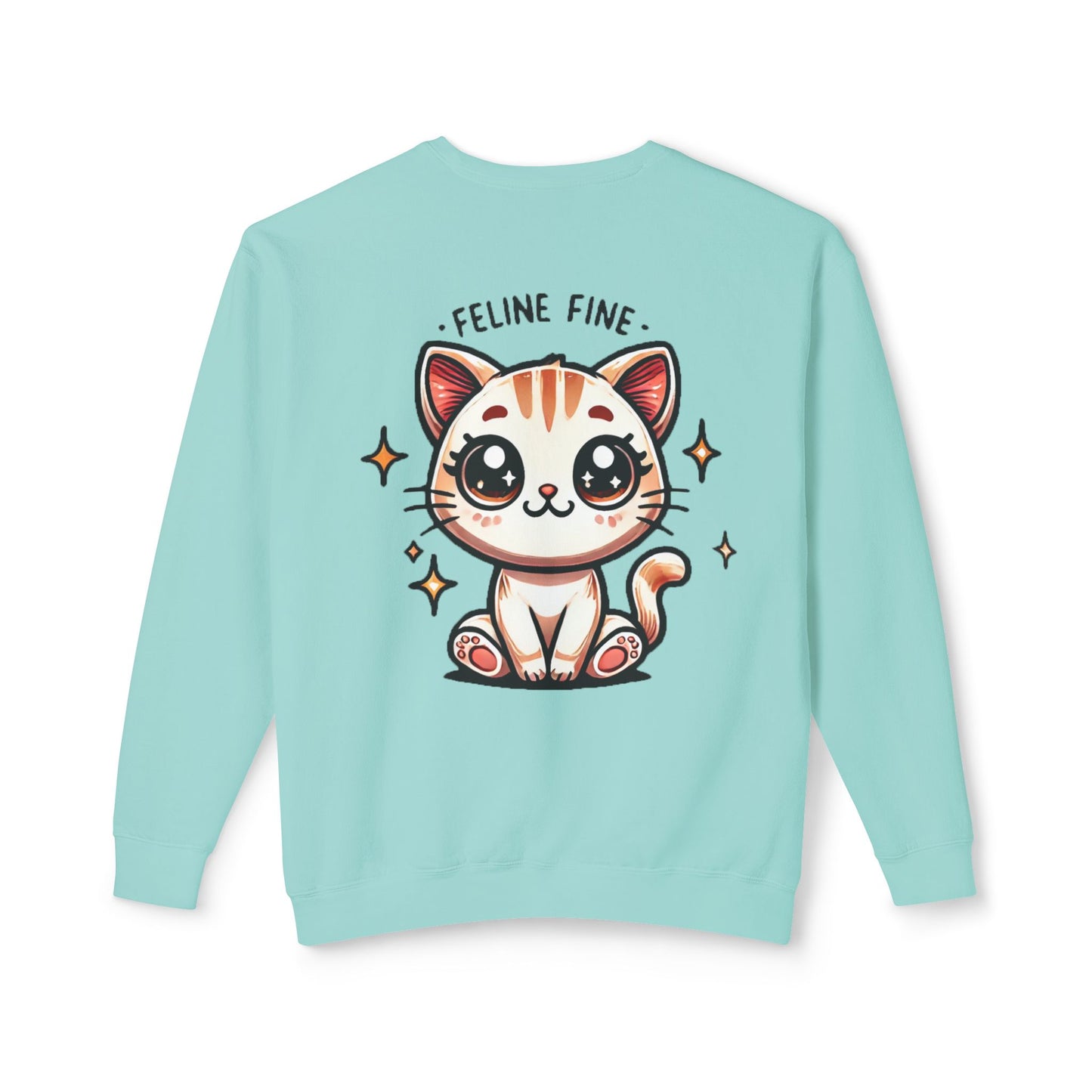 Feline Fine | Unisex Lightweight Crewneck Sweatshirt