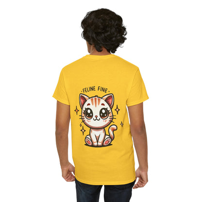 Feline Fine | Unisex Heavy Cotton Tee