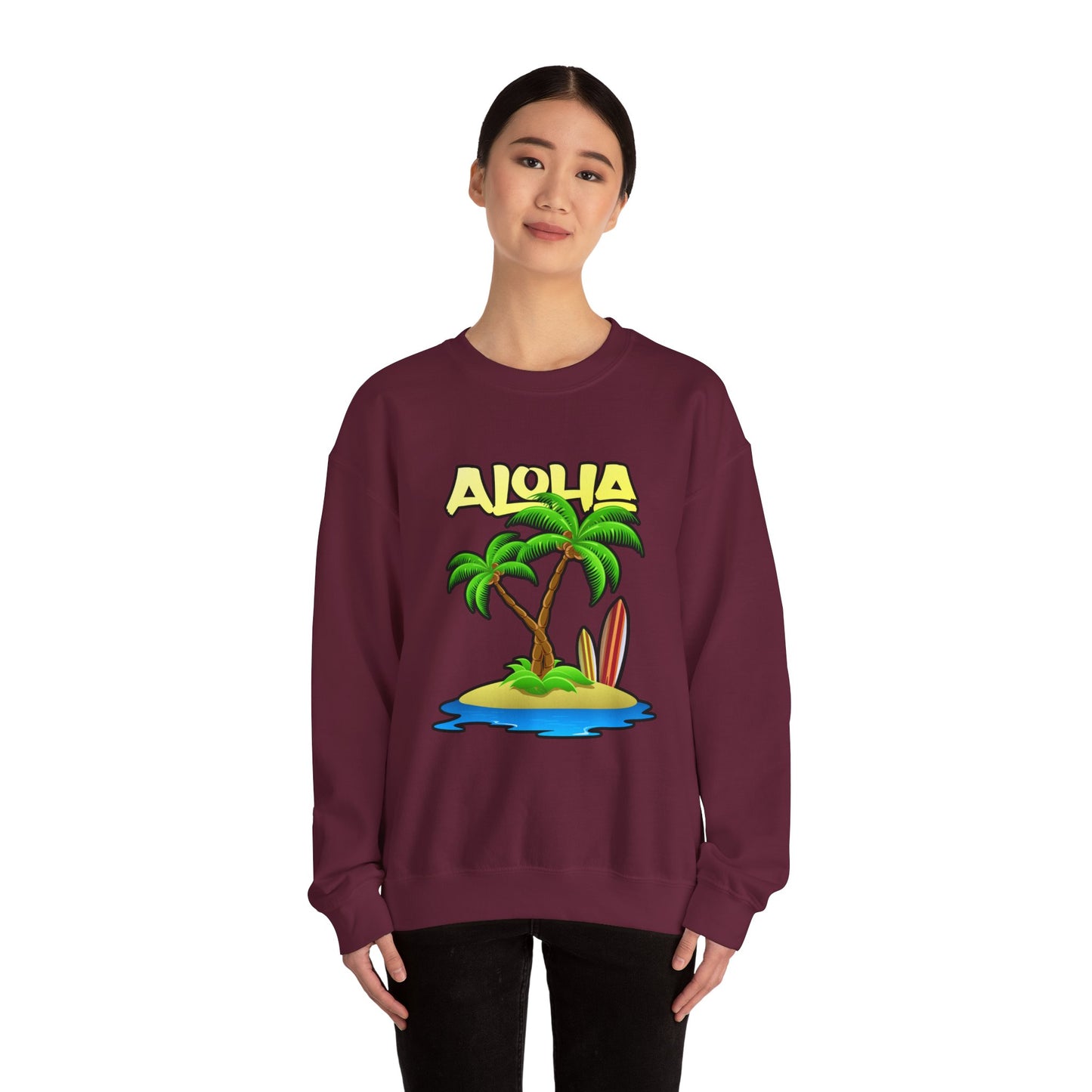ALOHA | Unisex Heavy Blend™ Crewneck Sweatshirt