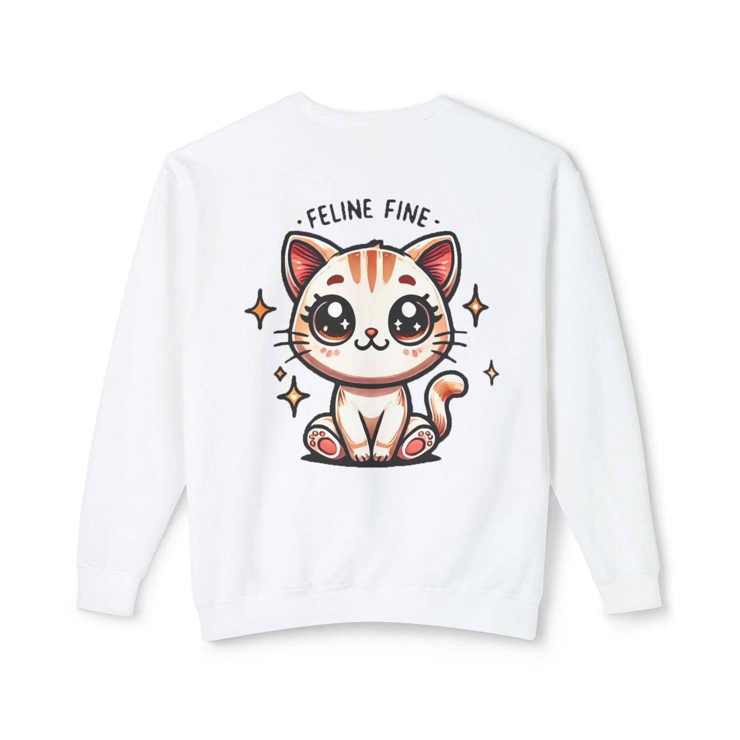 Feline Fine | Unisex Lightweight Crewneck Sweatshirt