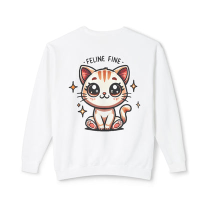 Feline Fine | Unisex Lightweight Crewneck Sweatshirt