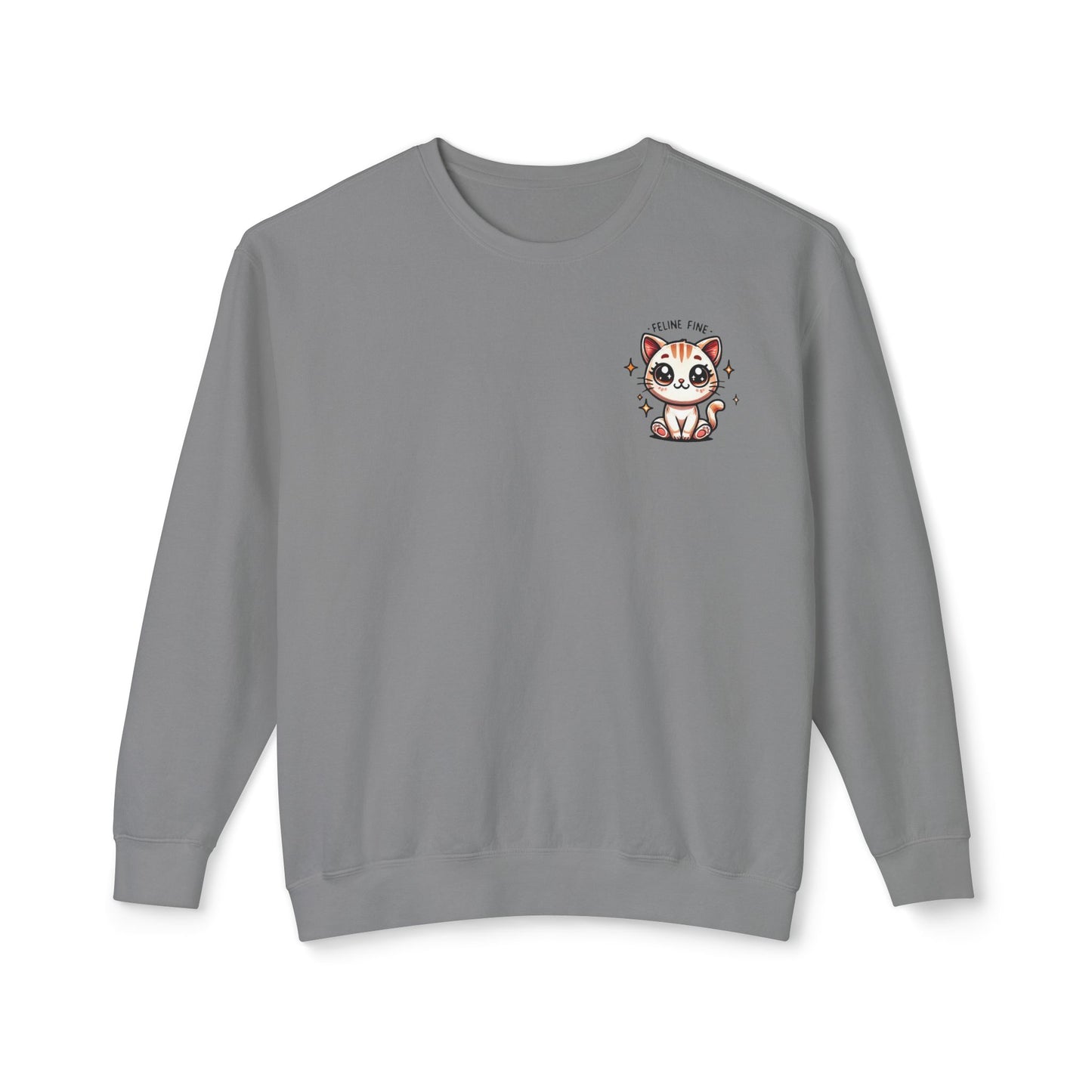 Feline Fine | Unisex Lightweight Crewneck Sweatshirt