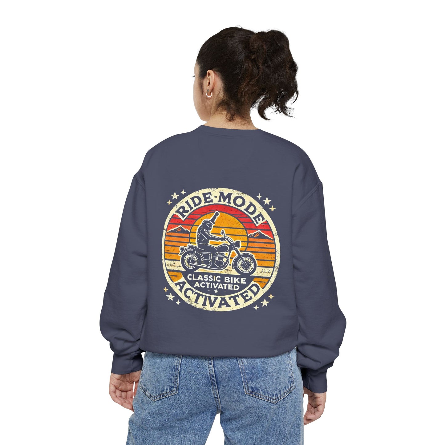 Ride Mode Activated | Unisex Garment-Dyed Sweatshirt