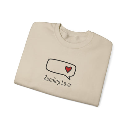 Sending Love_Unisex Heavy Blend™ Crewneck Sweatshirt