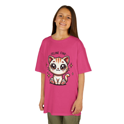 Feline Fine | Kids Heavy Cotton™ Tee