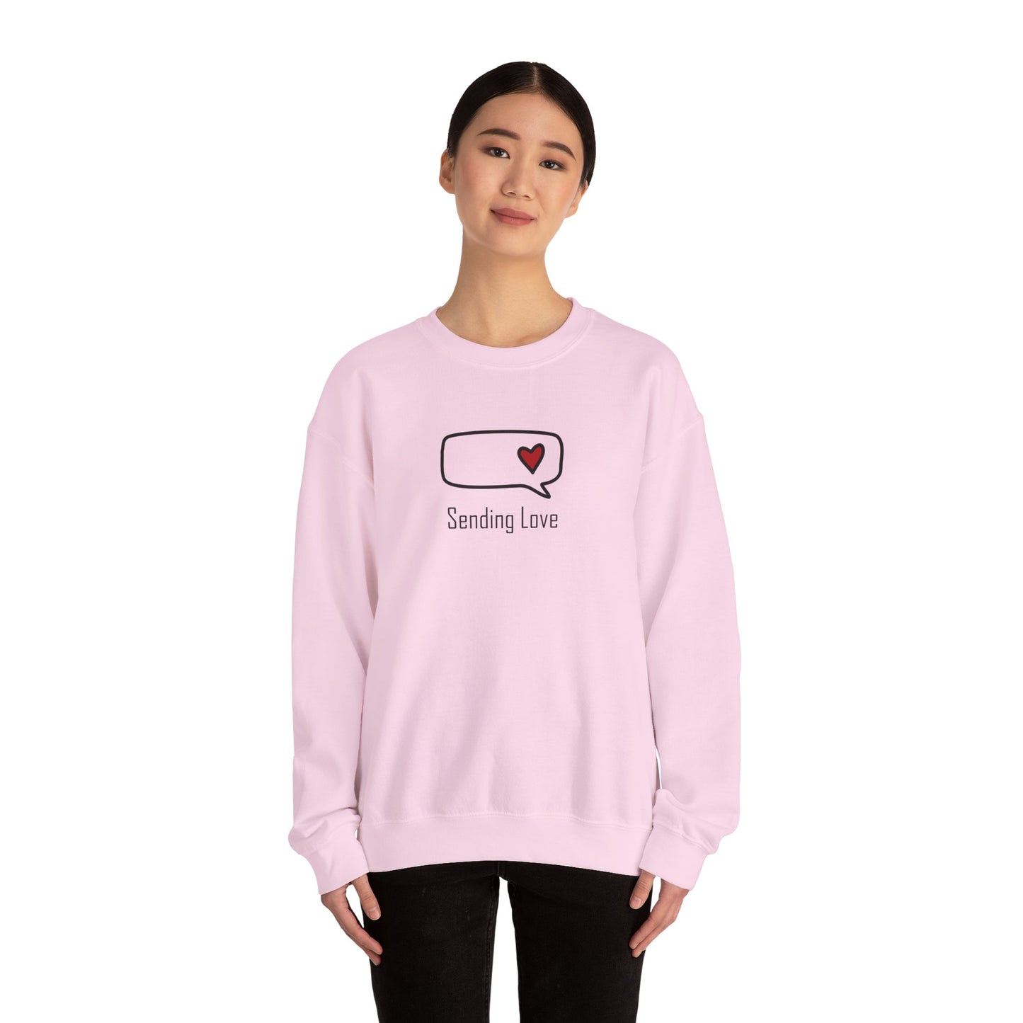 Sending Love_Unisex Heavy Blend™ Crewneck Sweatshirt