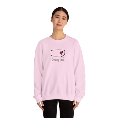 Sending Love_Unisex Heavy Blend™ Crewneck Sweatshirt