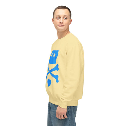 Zima Blue | Unisex Lightweight Crewneck Sweatshirt