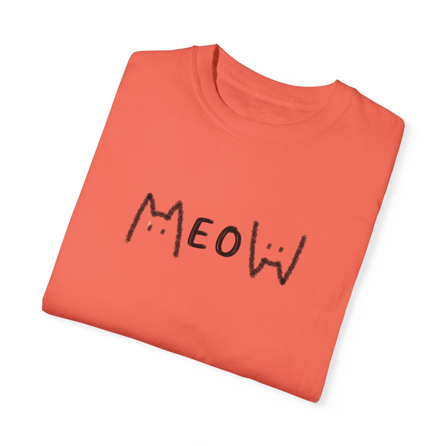 Meow_Unisex Garment-Dyed T-shirt