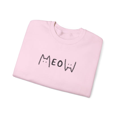 Meow_Unisex Heavy Blend™ Crewneck Sweatshirt