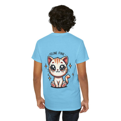Feline Fine | Unisex Heavy Cotton Tee