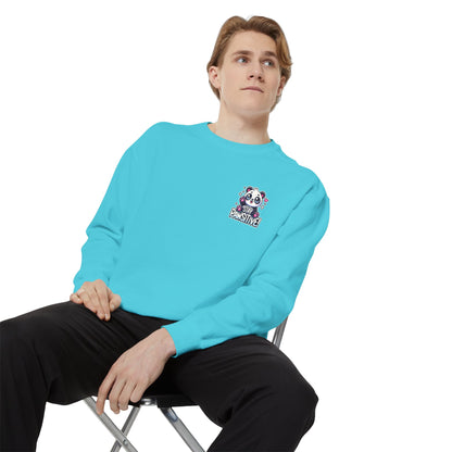 Pawsitive | Unisex Garment-Dyed Sweatshirt