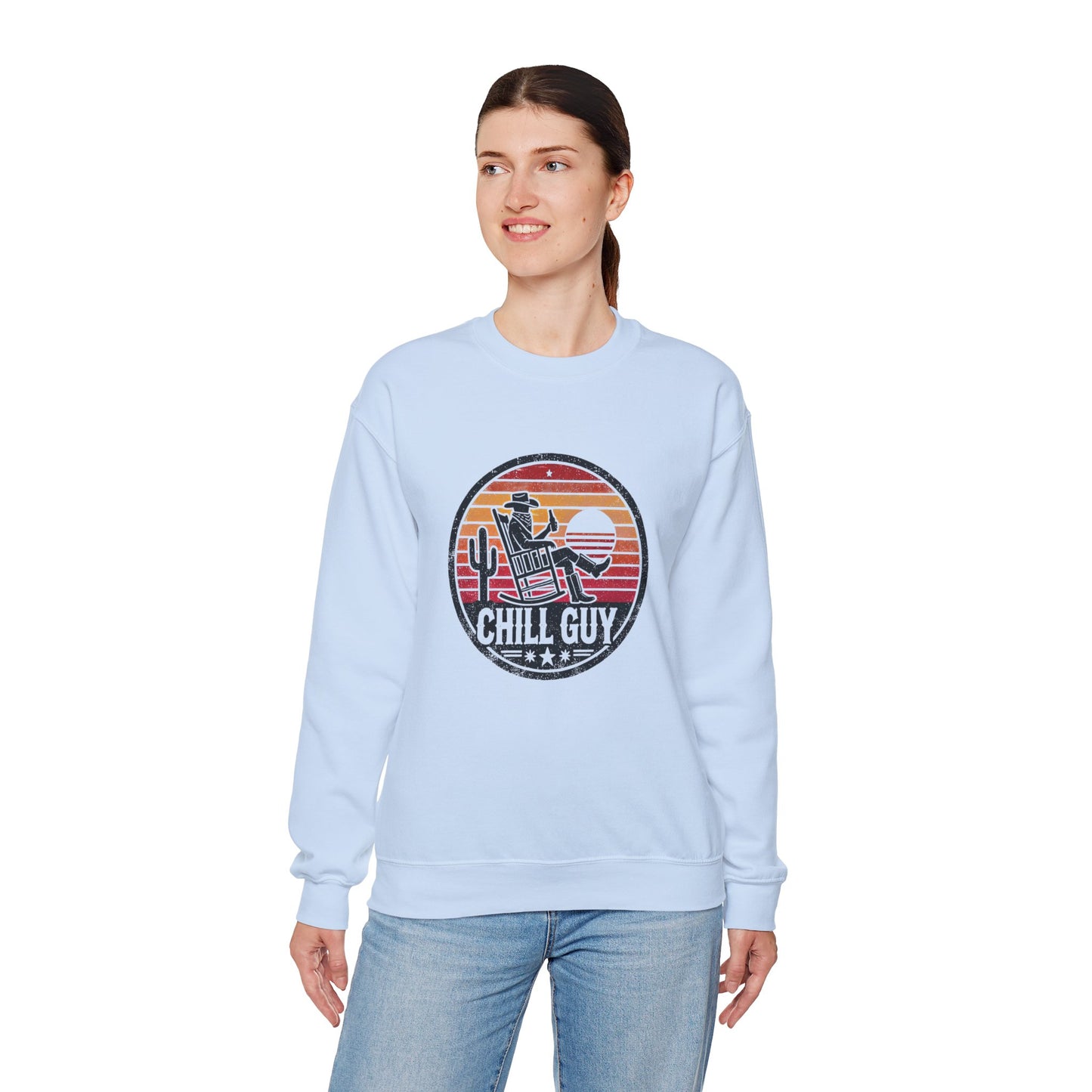 Chill Cowboy | Unisex Heavy Blend™ Crewneck Sweatshirt