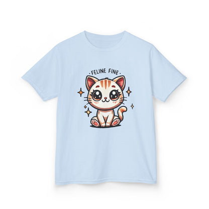 Feline Fine | Kids Heavy Cotton™ Tee
