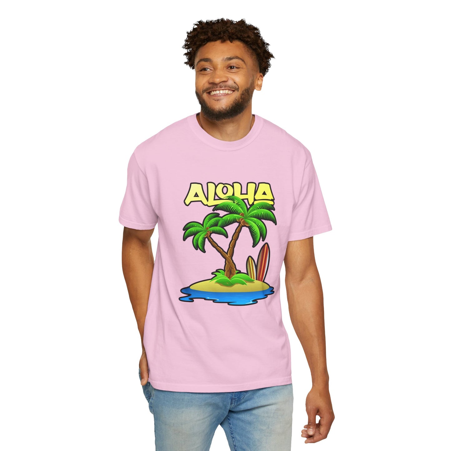 ALOHA | Unisex Garment-Dyed T-shirt