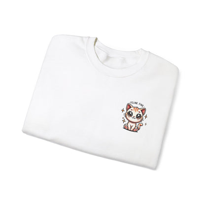Feline Fine | Unisex Heavy Blend™ Crewneck Sweatshirt