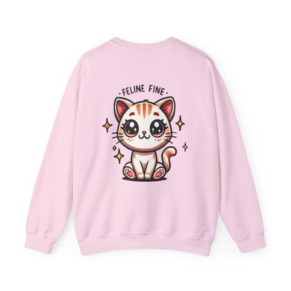 Feline Fine | Unisex Heavy Blend™ Crewneck Sweatshirt