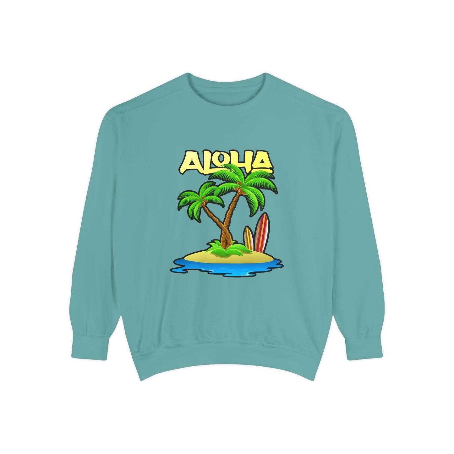 ALOHA | Unisex Garment-Dyed Sweatshirt