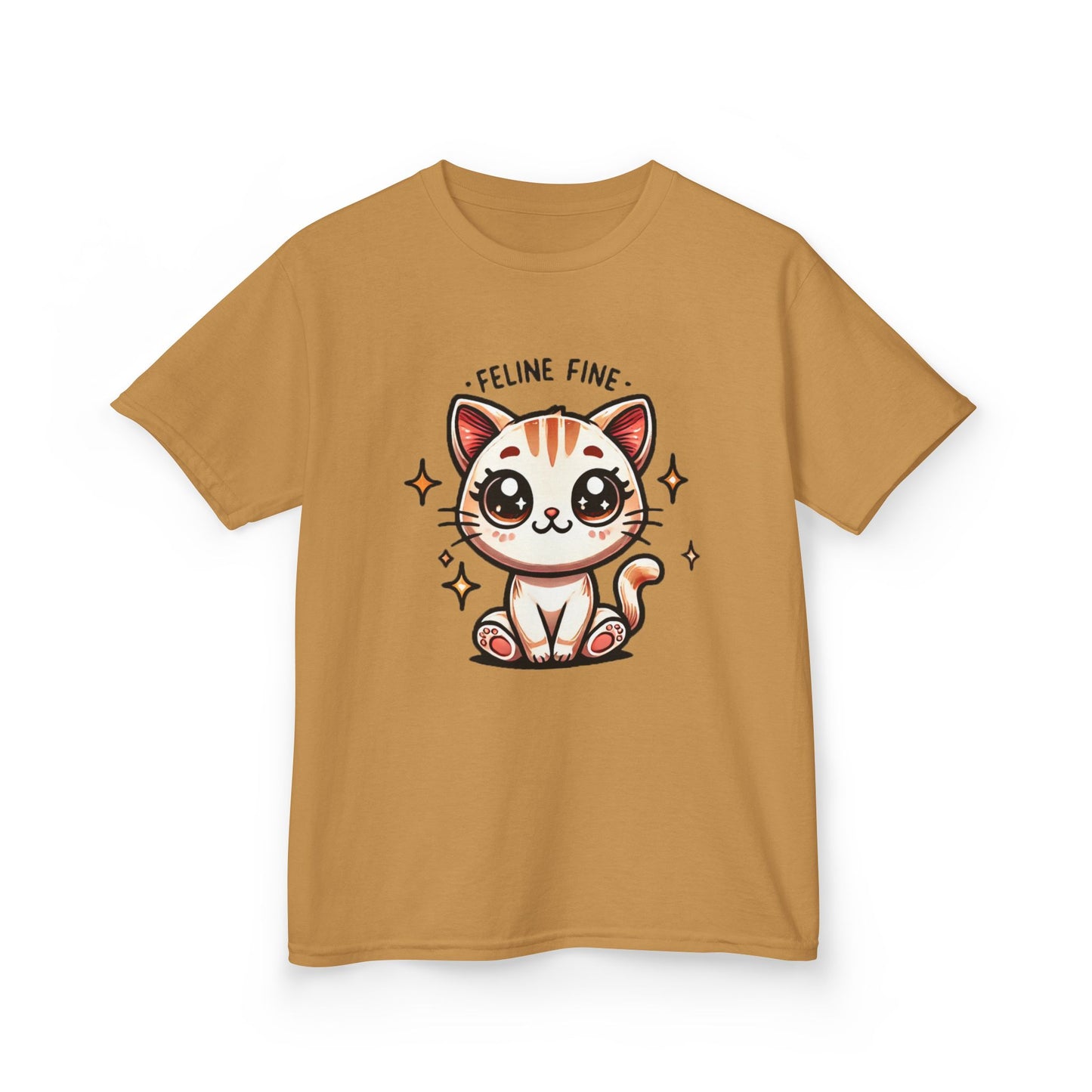 Feline Fine | Kids Heavy Cotton™ Tee