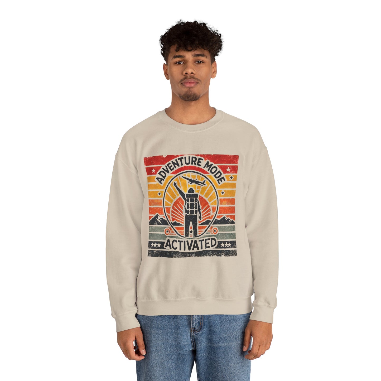 Adventure Mode Activated | Unisex Heavy Blend™ Crewneck Sweatshirt