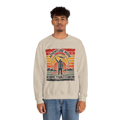 Adventure Mode Activated | Unisex Heavy Blend™ Crewneck Sweatshirt