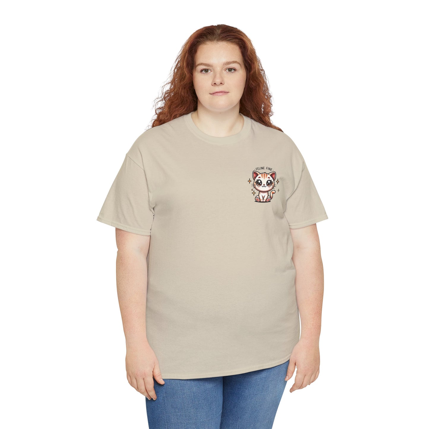 Feline Fine | Unisex Heavy Cotton Tee