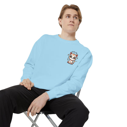 Feline Fine | Unisex Garment-Dyed Sweatshirt