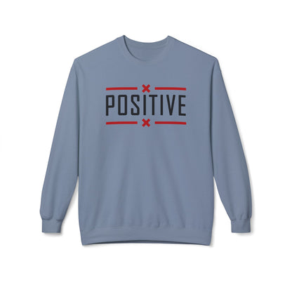 Positive_Unisex Midweight Softstyle Fleece Crewneck Sweatshirt