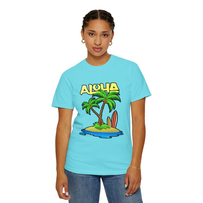 ALOHA | Unisex Garment-Dyed T-shirt
