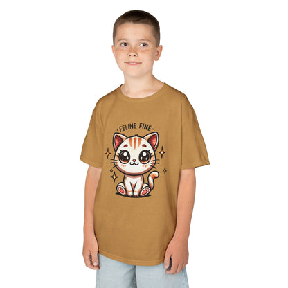 Feline Fine | Kids Heavy Cotton™ Tee