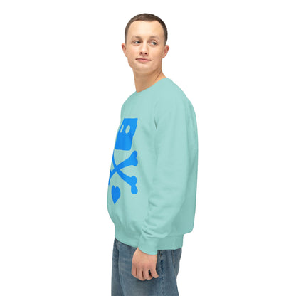 Zima Blue | Unisex Lightweight Crewneck Sweatshirt