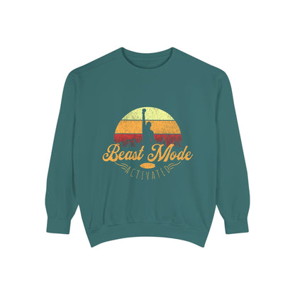 Beast Mode Activated | Unisex Garment-Dyed Sweatshirt
