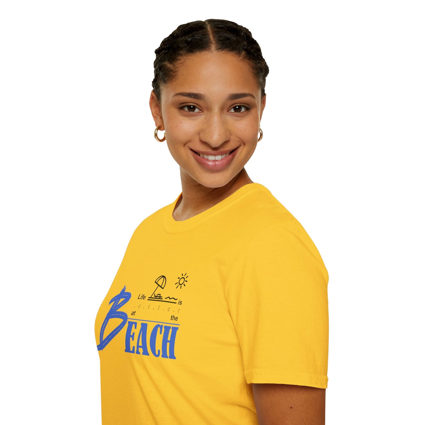 Life is Better at the Beach | Unisex Softstyle T-Shirt