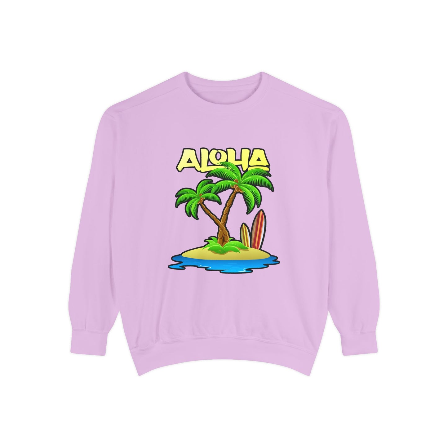 ALOHA | Unisex Garment-Dyed Sweatshirt