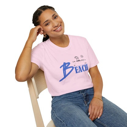 Life is Better at the Beach | Unisex Softstyle T-Shirt