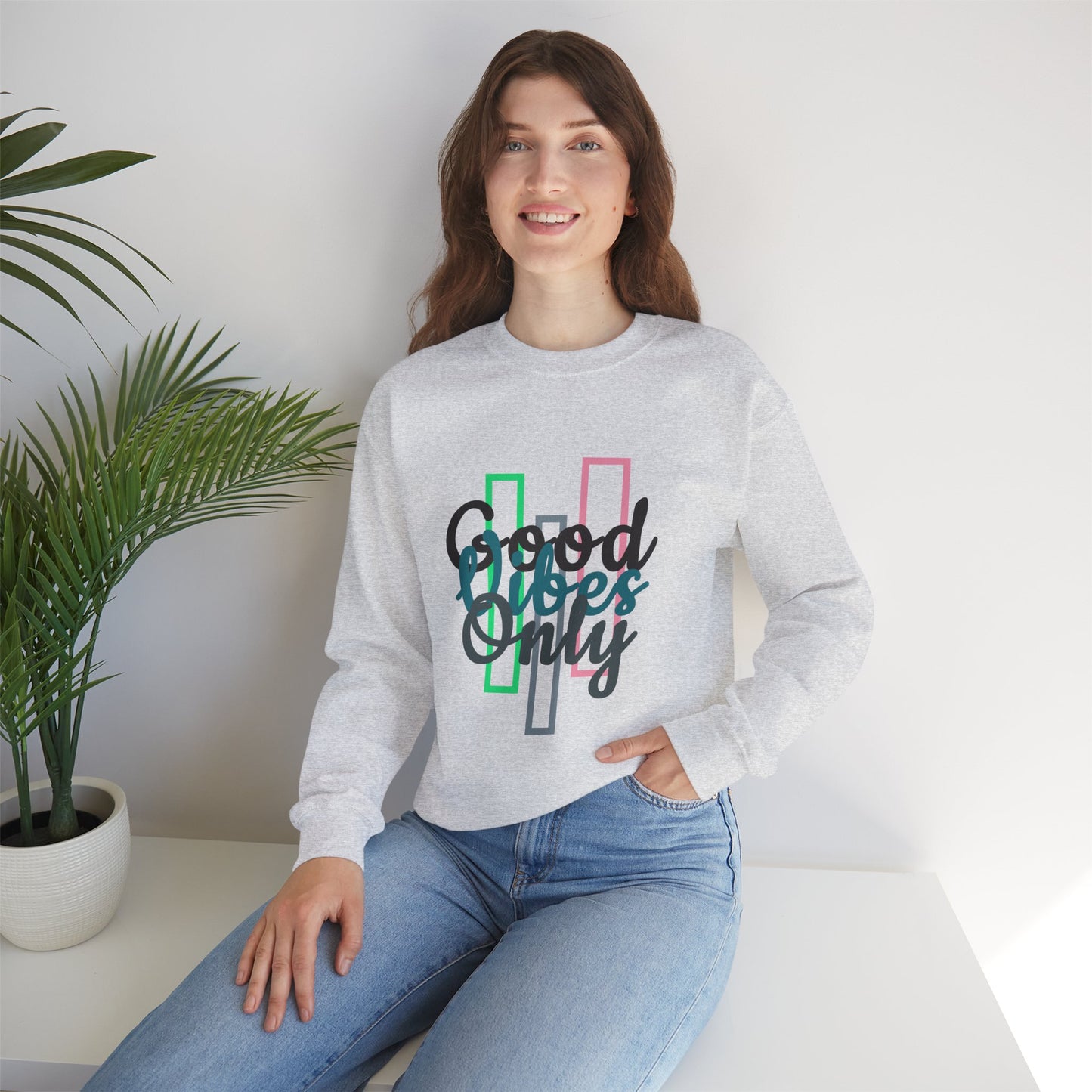 Good Vibes Only | Unisex Heavy Blend™ Crewneck Sweatshirt