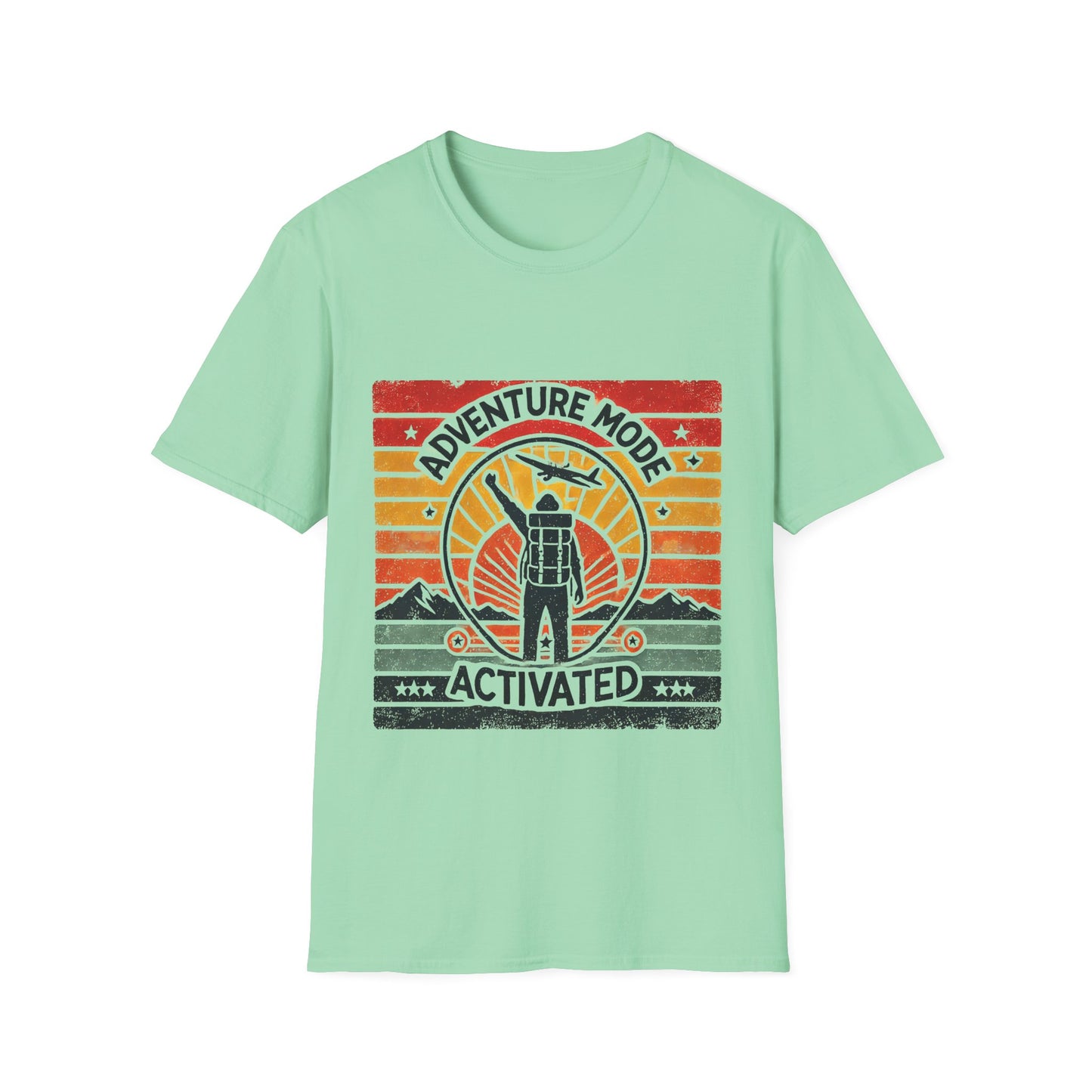 Adventure Mode Activated | Unisex Softstyle T-Shirt