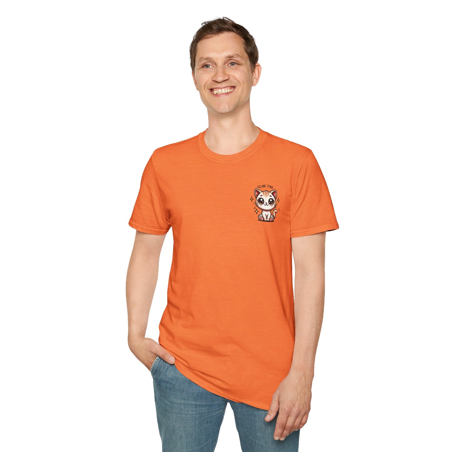 Feline Fine | Unisex Softstyle T-Shirt