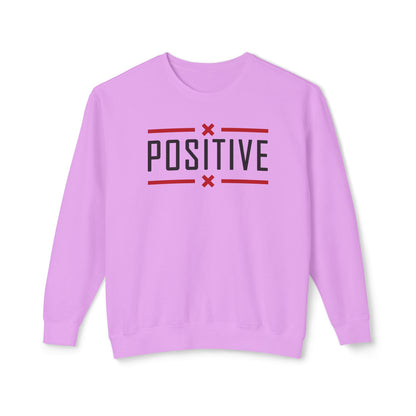 Positive_Unisex Lightweight Crewneck Sweatshirt