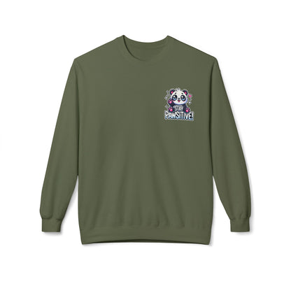 Pawsitive | Unisex Midweight Softstyle Fleece Crewneck Sweatshirt