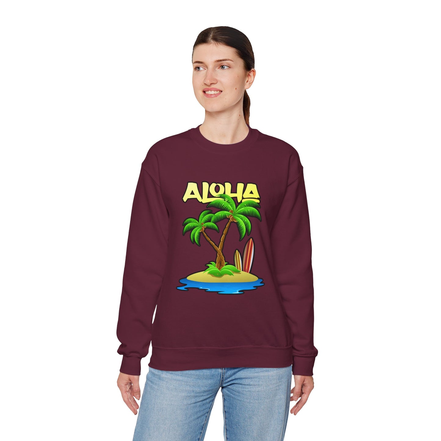 ALOHA | Unisex Heavy Blend™ Crewneck Sweatshirt