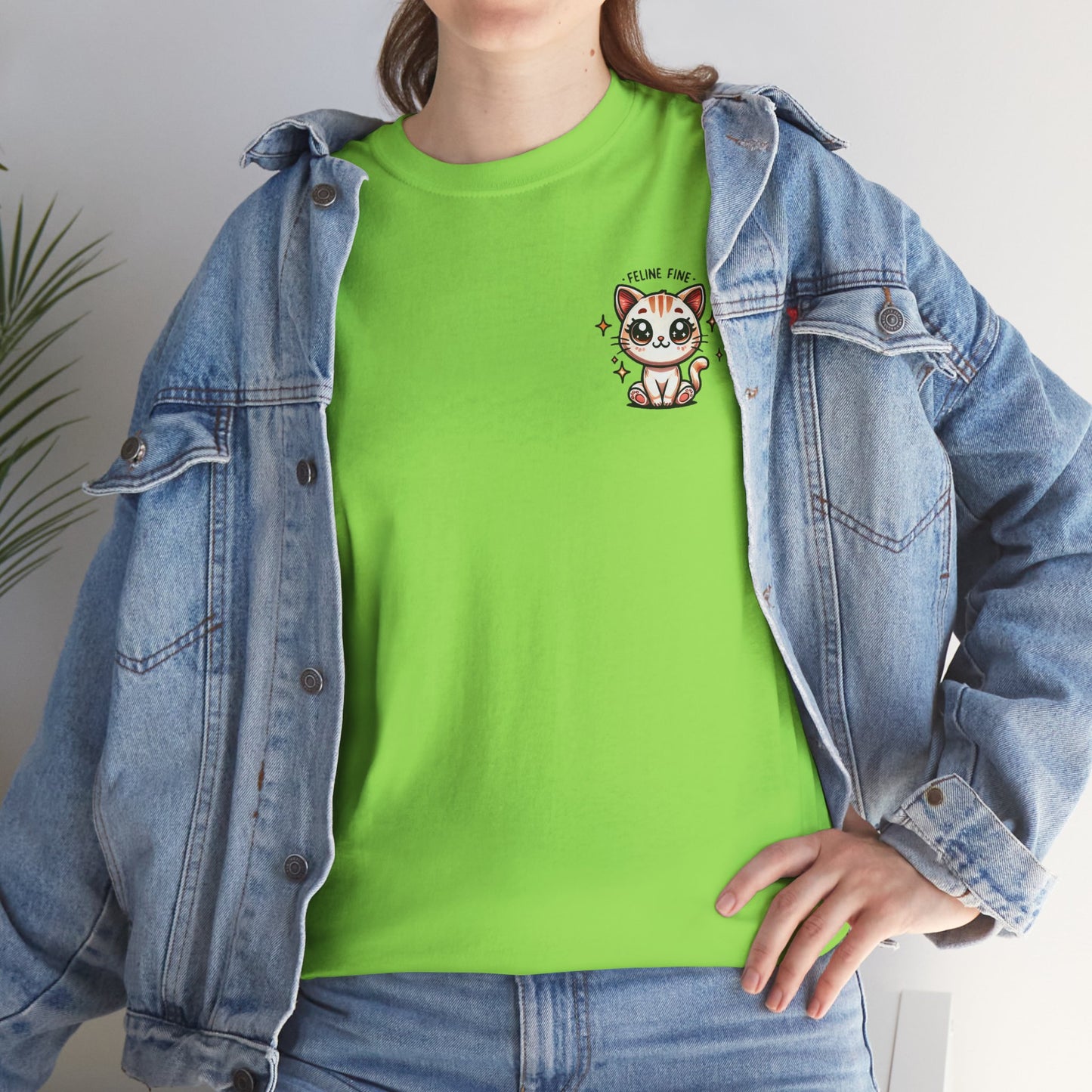 Feline Fine | Unisex Heavy Cotton Tee