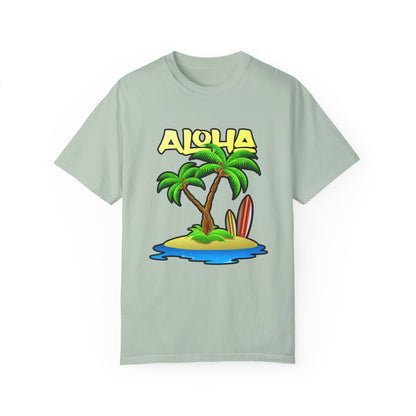 ALOHA | Unisex Garment-Dyed T-shirt